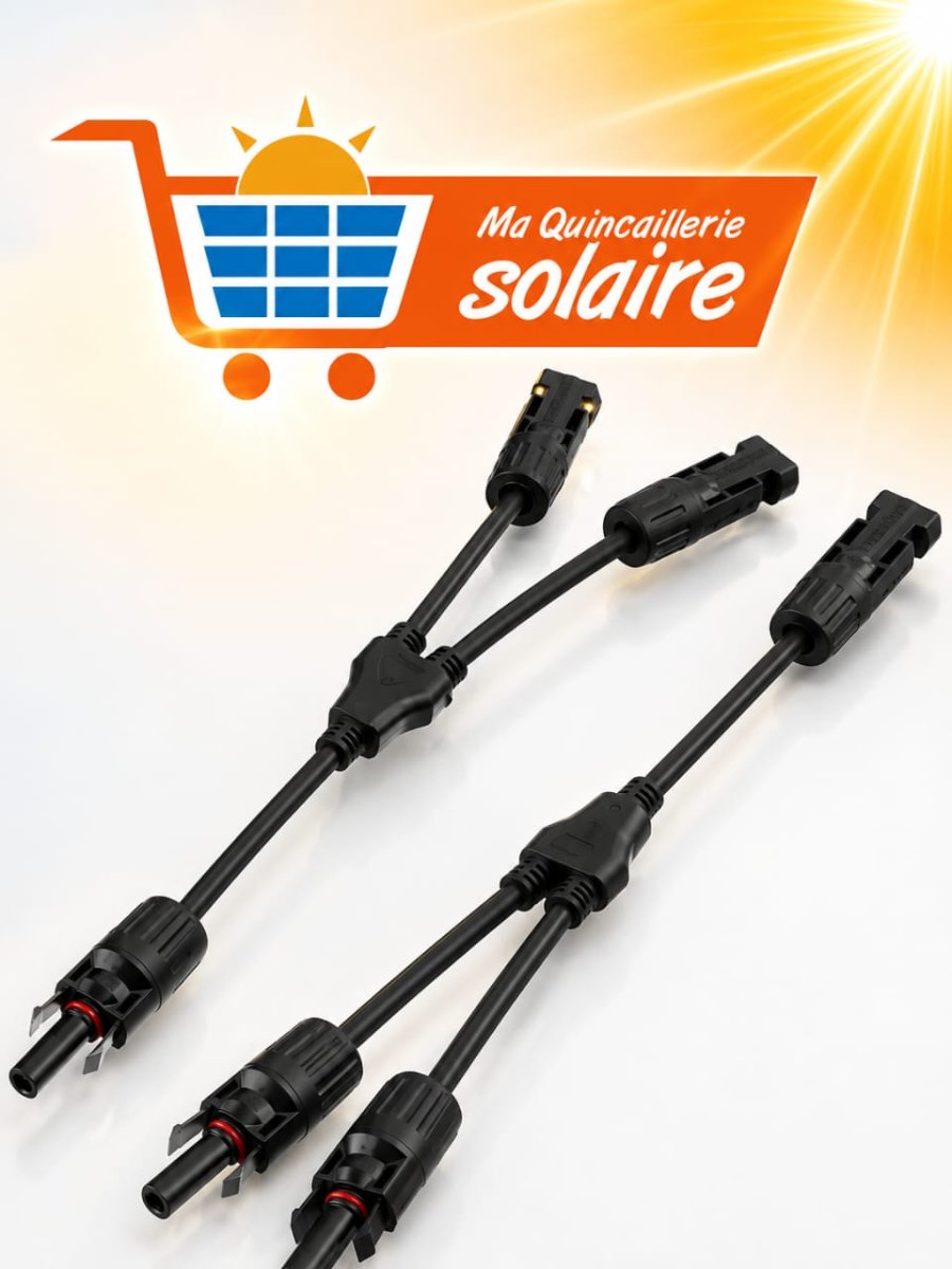 connecteurs MC4 en Y M/F