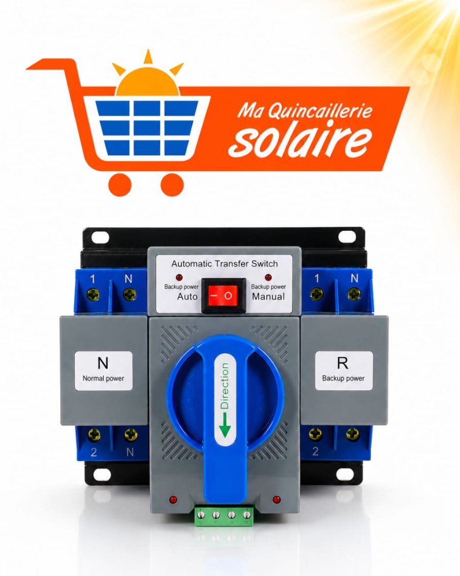 Inverseur de Source Automatique 63A 2P