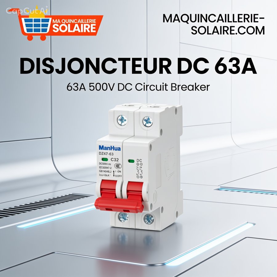 Disjoncteur DC 63A 500V