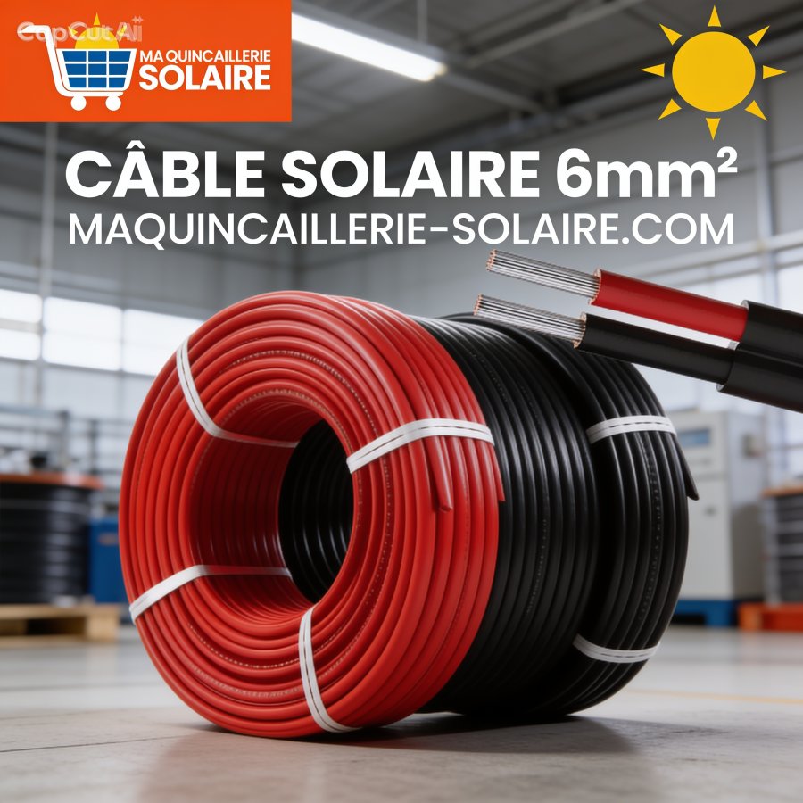 Câble Solaire 2x6mm2