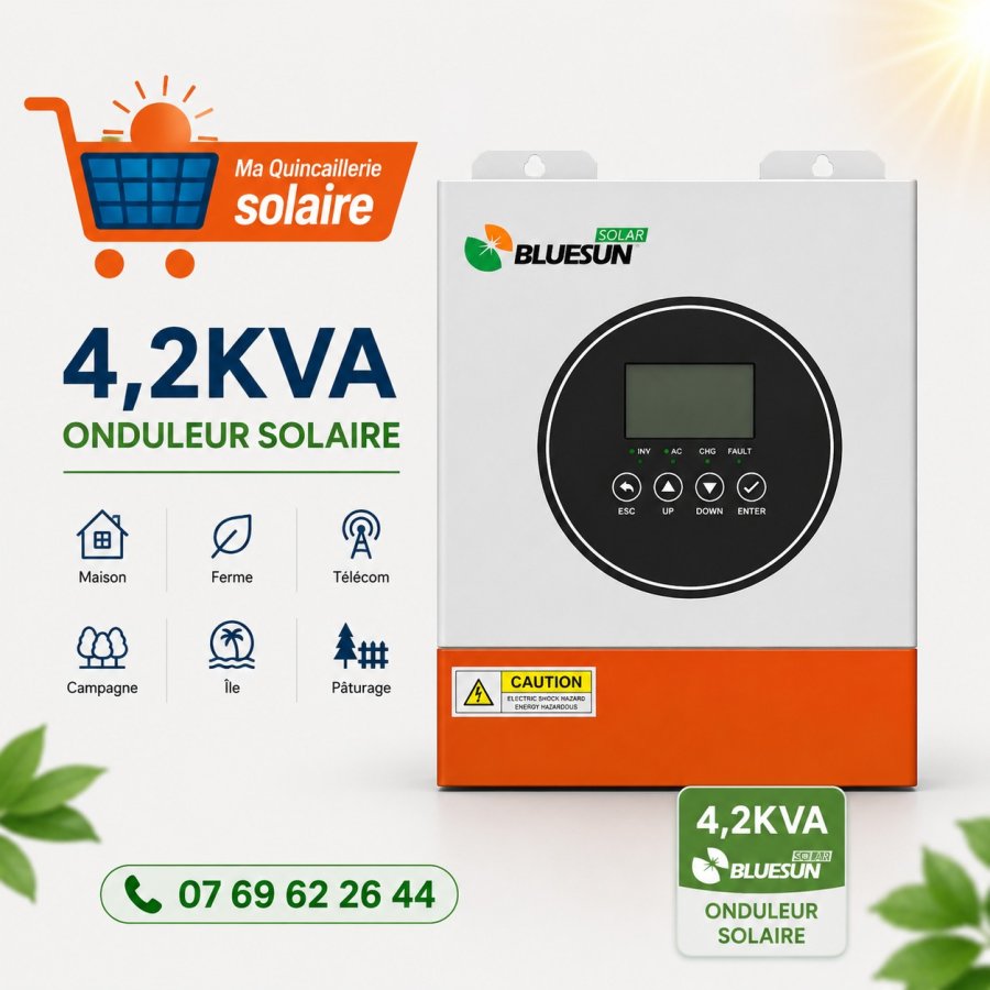Onduleur hybride solaire 4.2KW 24V