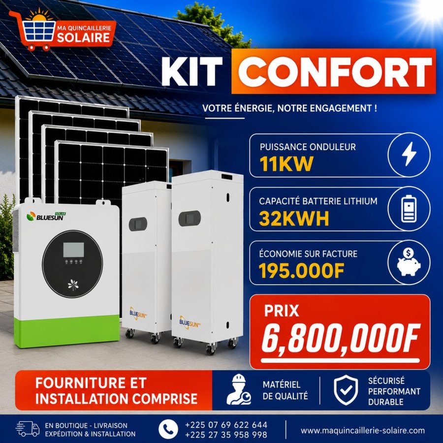 KIT CONFORT 11kW / 32 kWh