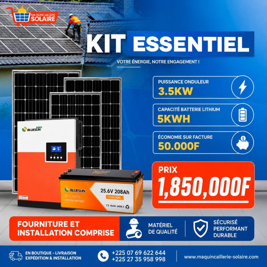 KIT ESSENTIEL  3.5kW / 5 kWh