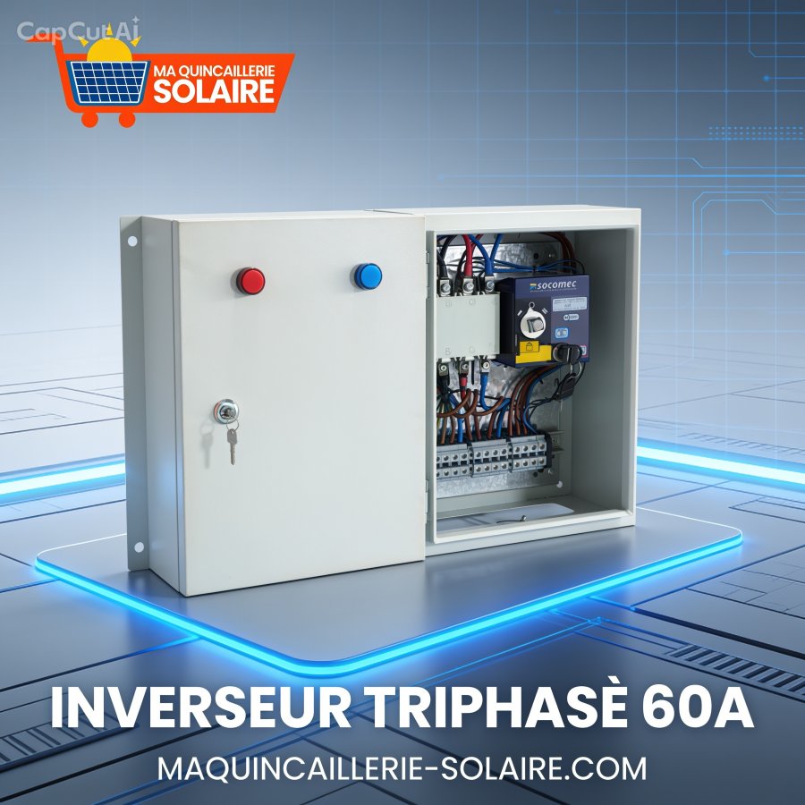 Inverseur de source Auto Triphasé 60A Monobloc