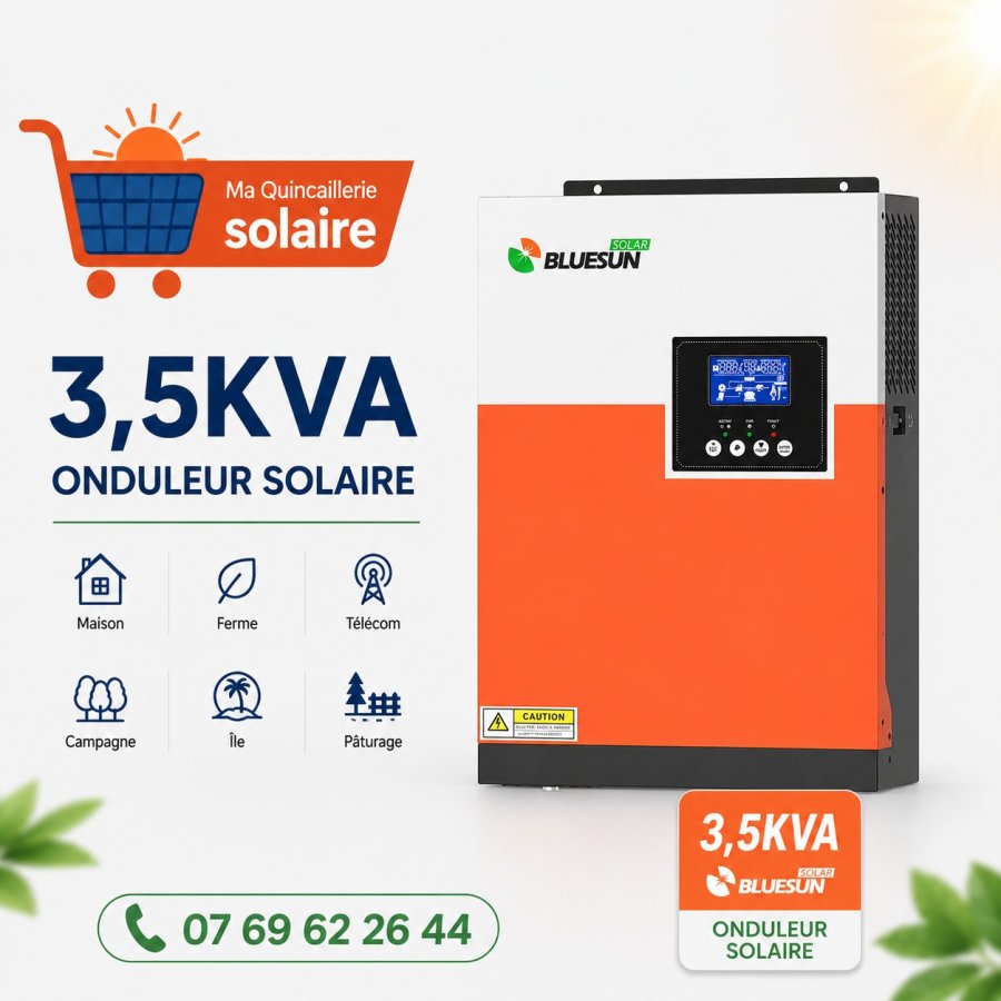 Onduleur hybride solaire 3,5KW 24V