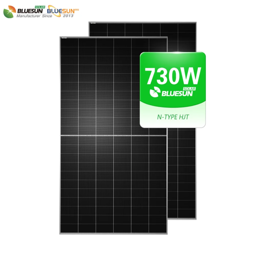 Panneau Solaire 730W HJT Bifacial Double Verre