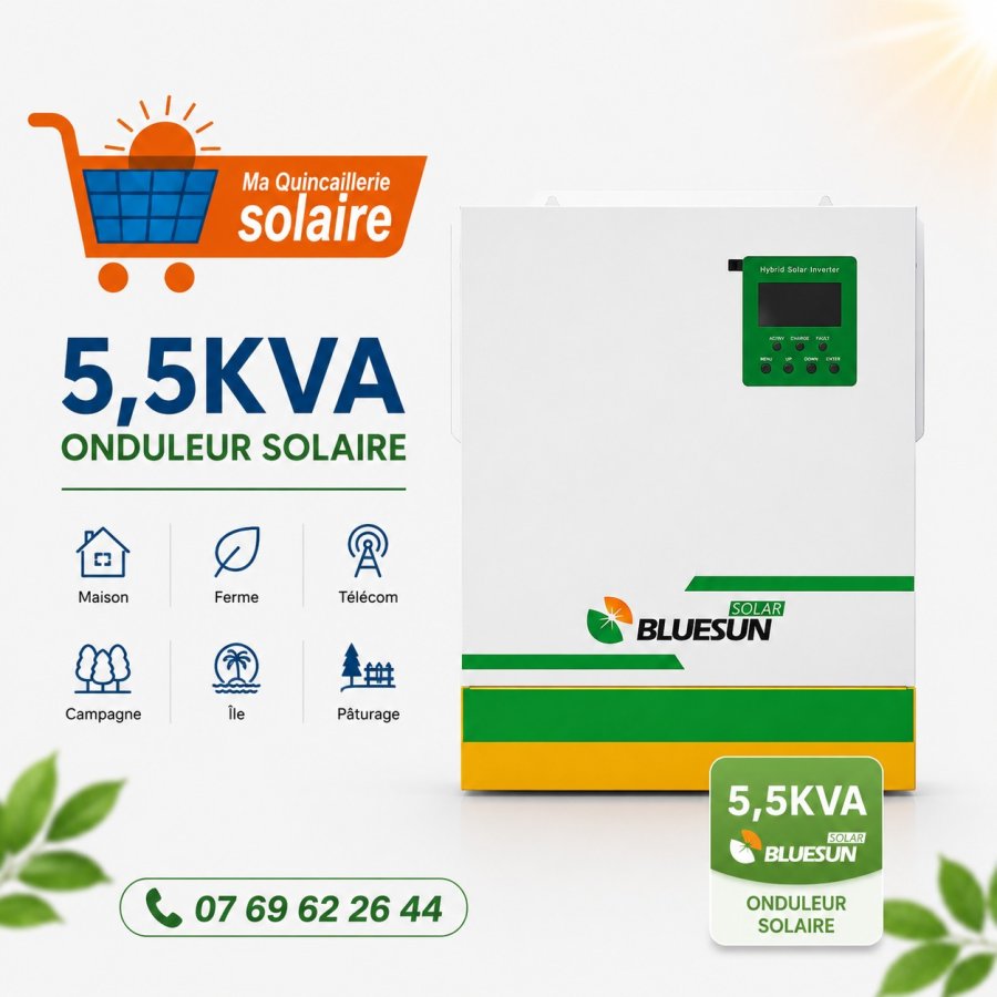 Onduleur hybride  5.5KW 48V