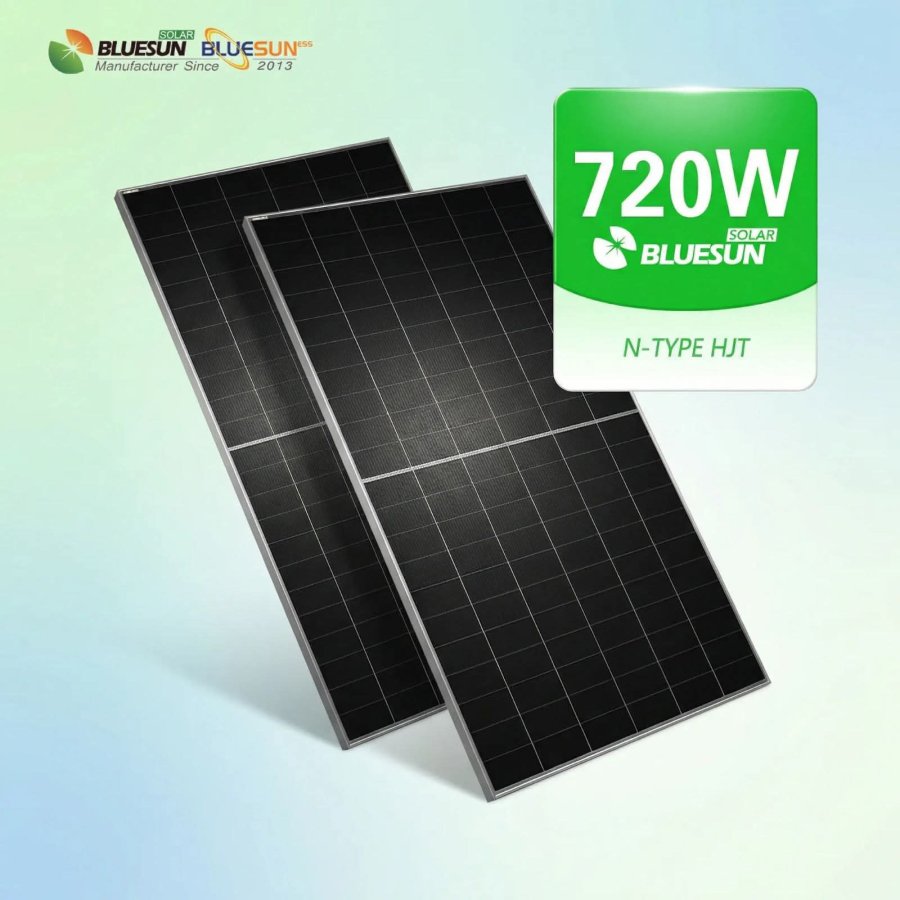 Panneau solaire Bifacial Double verre 720W