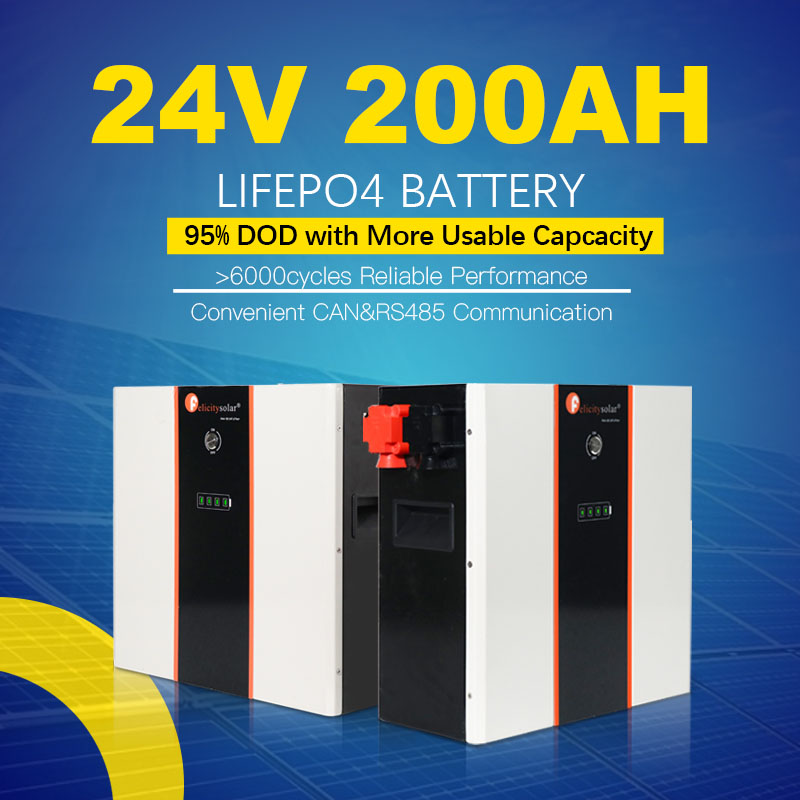 Batterie lithium pour le solaire ou éolien 24V 121Ah longue durée de vie